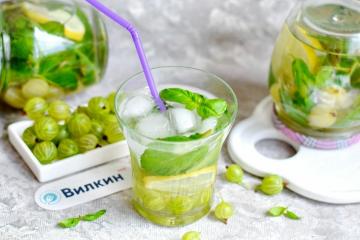 Agrastų kompotas „Mojito“ žiemai