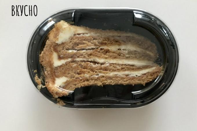 Medaus tortas iš cofix už pakuotę takeaway