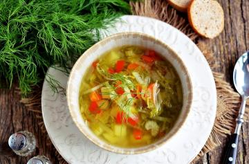 Daržovių sriuba be mėsos