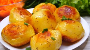 Bulvės orkaitėje su trapumą