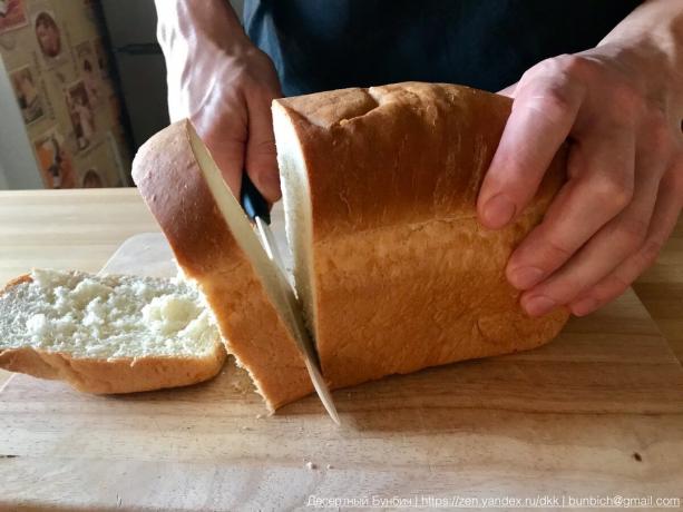Duonos gabalas puiki storis 2 cm.